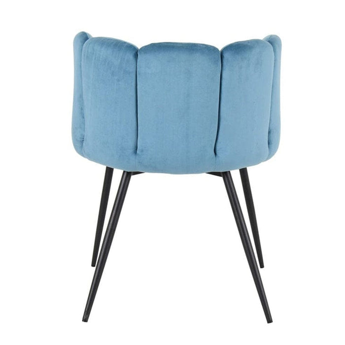 elevenpast kitchen stool Boudoir Chair - Velvet with Steel Legs
