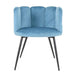 elevenpast kitchen stool Boudoir Chair - Velvet with Steel Legs