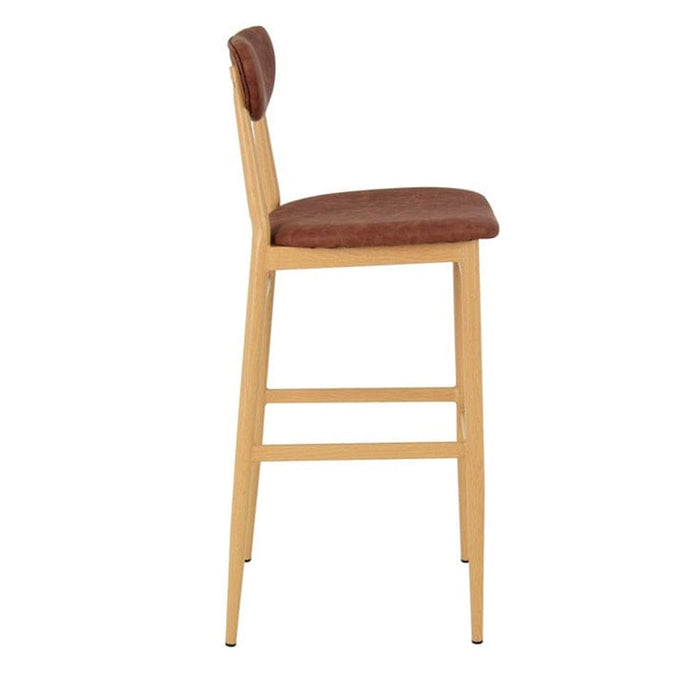 elevenpast kitchen stool Yoda Bar Stool - Wood with PU Seat
