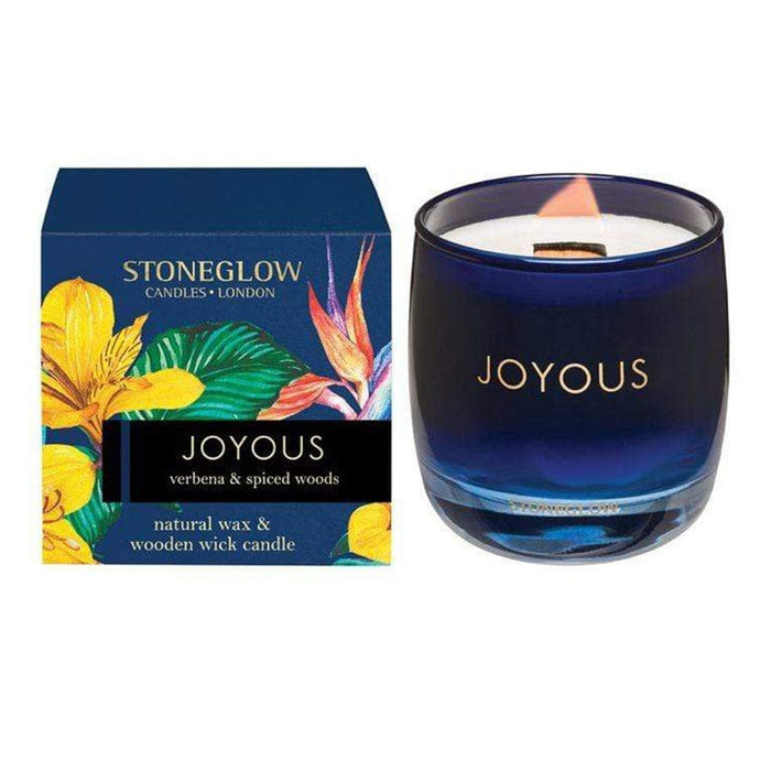 elevenpast candles JOYOUS – VERBENA & SPICED WOODS Infusion Stoneglow Candle