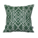 elevenpast Emerald Deco Design Scatter Cushion 50cm x 50cm