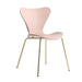 elevenpast Chairs Pink Mellow Dining Chair Gold Legs