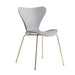 elevenpast Chairs Grey Mellow Dining Chair Gold Legs