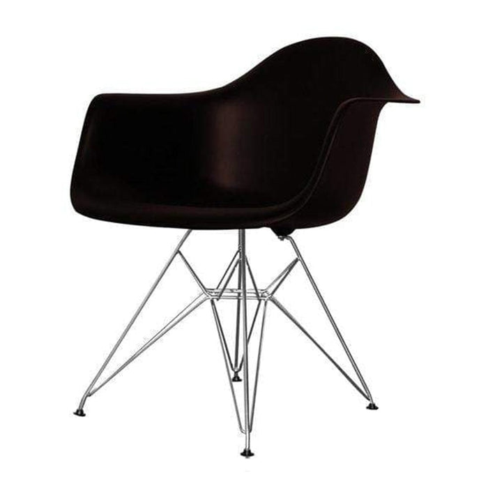elevenpast Chairs Black Hudson Chrome Chair