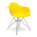 elevenpast Chairs Yellow Hudson Chrome Chair