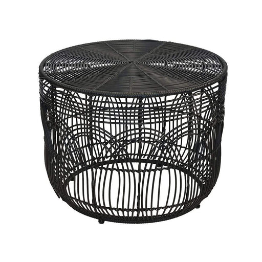 elevenpast Black Coastal Table Synthetic Rattan
