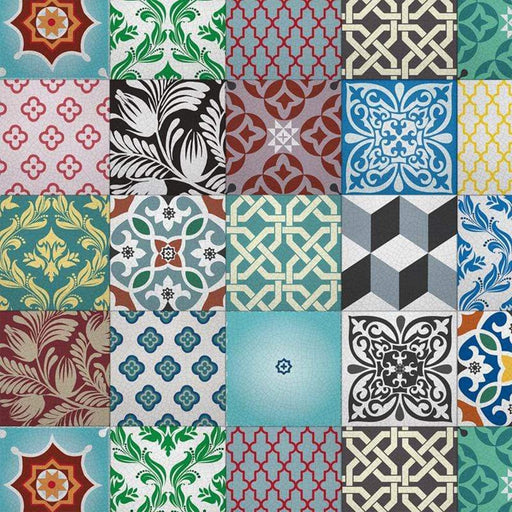 elevenpast 15cm x 15cm Moroccan Wall Tile Stickers - Pack of 20