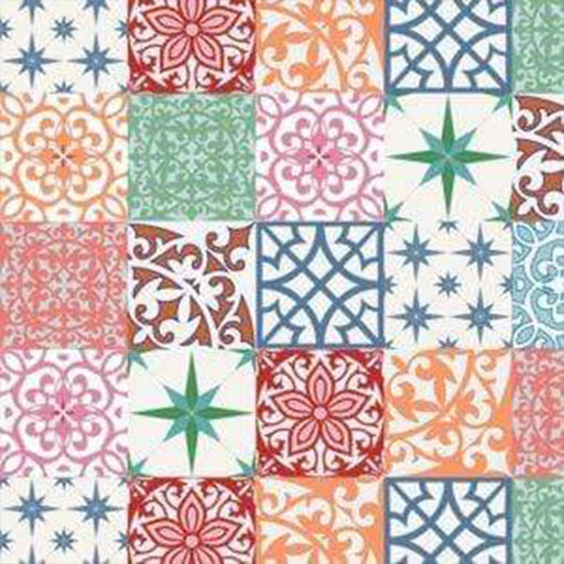 elevenpast 15cm x 15cm Arabesque Wall Tile Stickers - Pack of 20