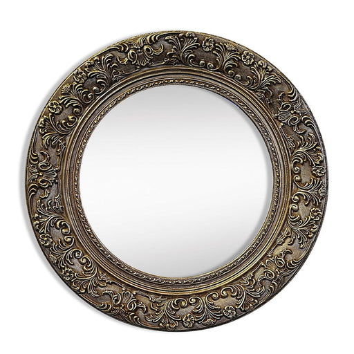 elevenpast Mirrors German Silver Sorrento Round Mirror 633710853071