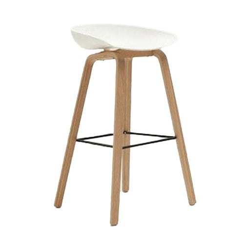 elevenpast Camden P Natural Bar or Kitchen Stool - Polypropylene & Wood