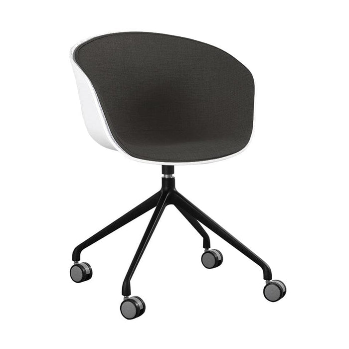 elevenpast chair Dark grey Replica Hay Office Upholstered chair
