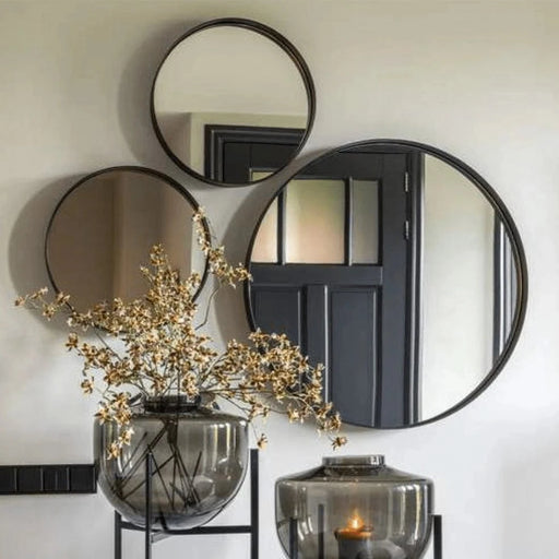 elevenpast Portland Metal Mirror Round | 2 Sizes