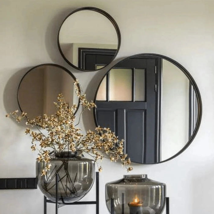 elevenpast Portland Metal Mirror Round | 2 Sizes
