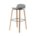 elevenpast Maison Kitchen or Bar Stool - Polypropylene & Wood