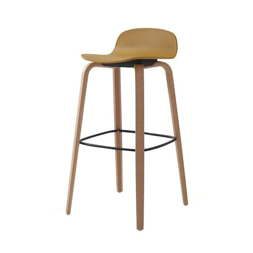 elevenpast Maison Kitchen or Bar Stool - Polypropylene & Wood
