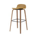 elevenpast Maison Kitchen or Bar Stool - Polypropylene & Wood