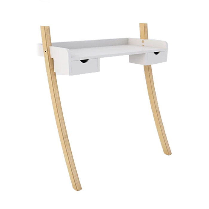 elevenpast Desks White Leaning Desk Mini Drawers | Black or White