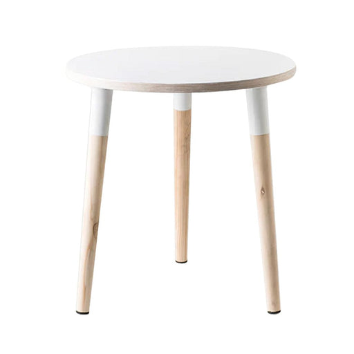 elevenpast Side Table Birch Round Side Table | White or Black