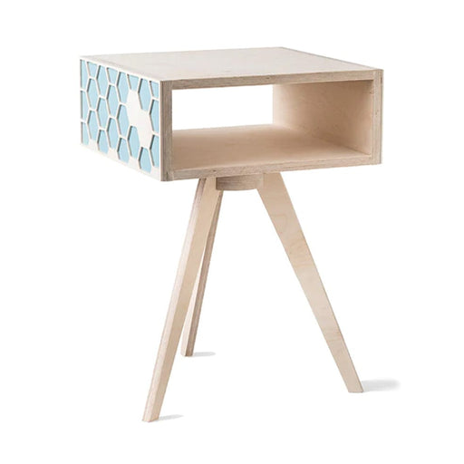 elevenpast Bedside Pedestal Hexa Bedside Table | White, Green or Turquoise
