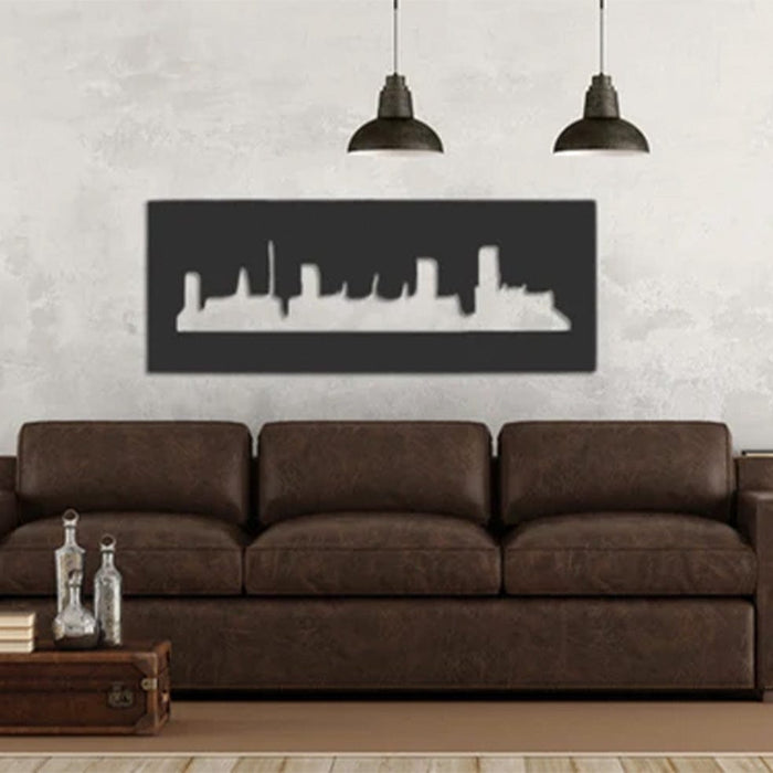 elevenpast Wall art Pretoria Skyline Wall Art Black | White