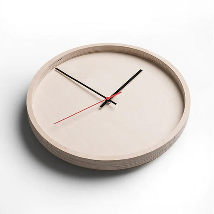 elevenpast Clocks Deep Frame Round Wall Clock Natural | Turquoise | Black | Grey