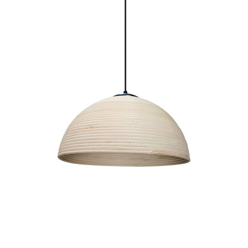 elevenpast Pendant Rattan Tube Pendant Light Natural | Antique White