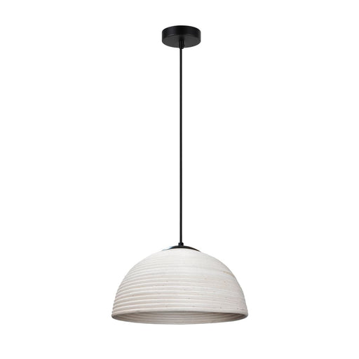 elevenpast Pendant Rattan Tube Pendant Light Natural | Antique White
