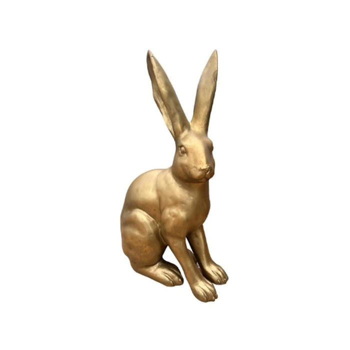 elevenpast Decor Large Long Eared Sitting Bunny Gold | Small, Medium or Large