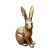 elevenpast Decor Medium Long Eared Sitting Bunny Gold | Small, Medium or Large