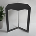 elevenpast Side Table Mosaic Metal Side Table Black | White
