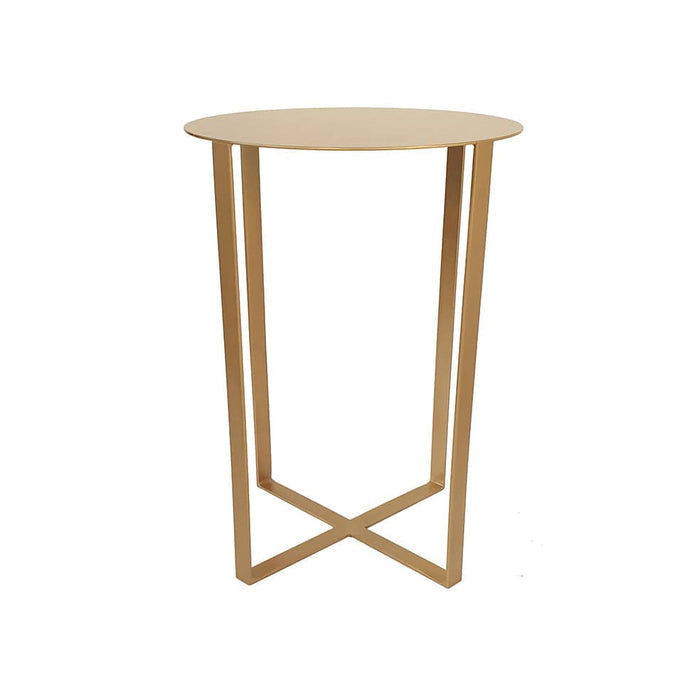 elevenpast Side Table Country Metal Side Table Black | White | Gold