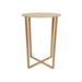elevenpast Side Table Country Metal Side Table Black | White | Gold