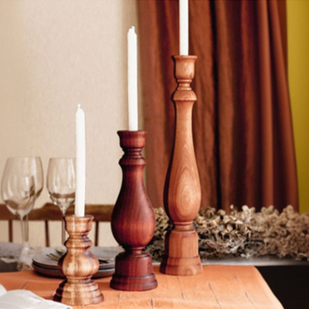 Sirius Blackwood Candle Stick Holders Small Medium Large elevenpast