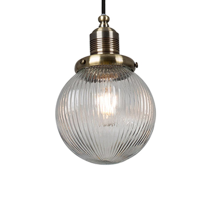 elevenpast Pendant Barcelona Glass and Metal Pendant Light
