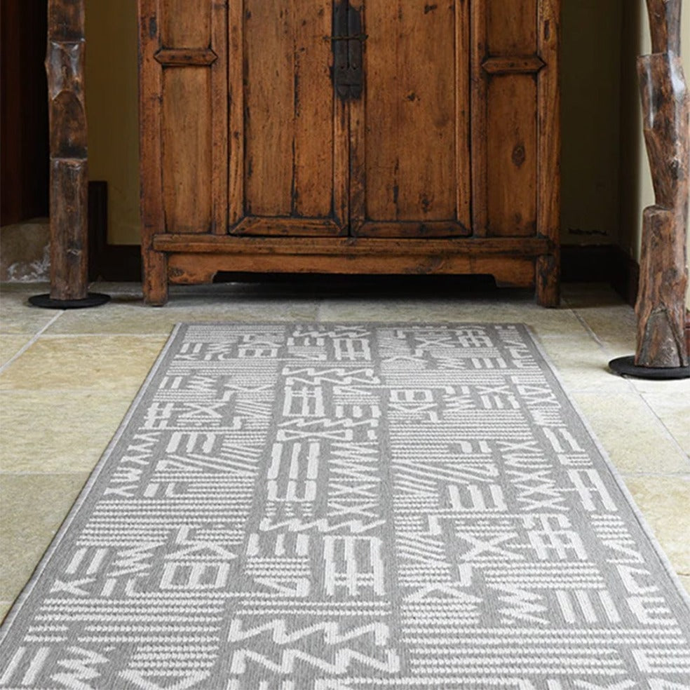 Mural Pewter Rug | elevenpast