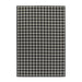 elevenpast Rugs Houndstooth Black Rug