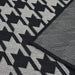 elevenpast Rugs Houndstooth Black Rug