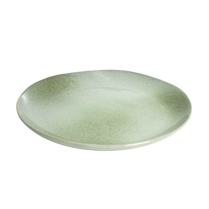 elevenpast Ceramic Speckled Green Plate Set Of 6 | Side or Dinner