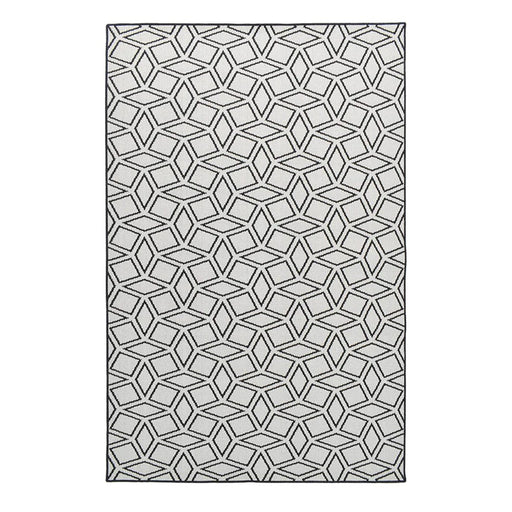 elevenpast Rhombus Reversible Black Rug
