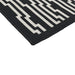 elevenpast Circuit Reversible Black and White Rug