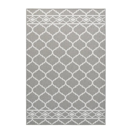 elevenpast Lattice Pewter Rug