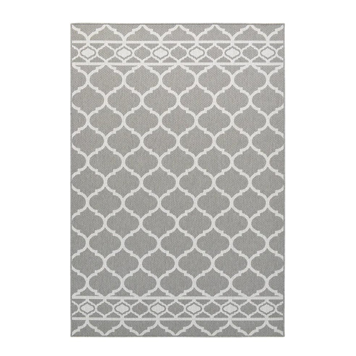 elevenpast Lattice Pewter Rug