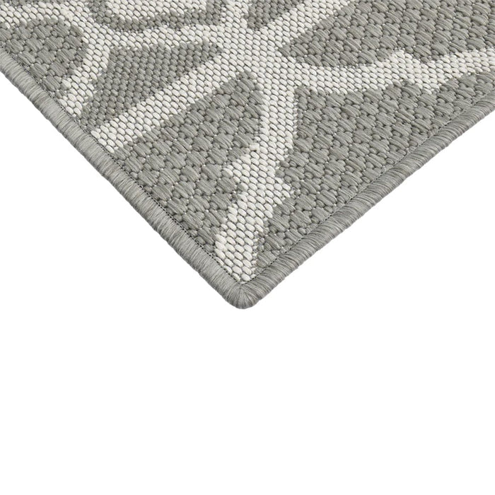 elevenpast Lattice Pewter Rug