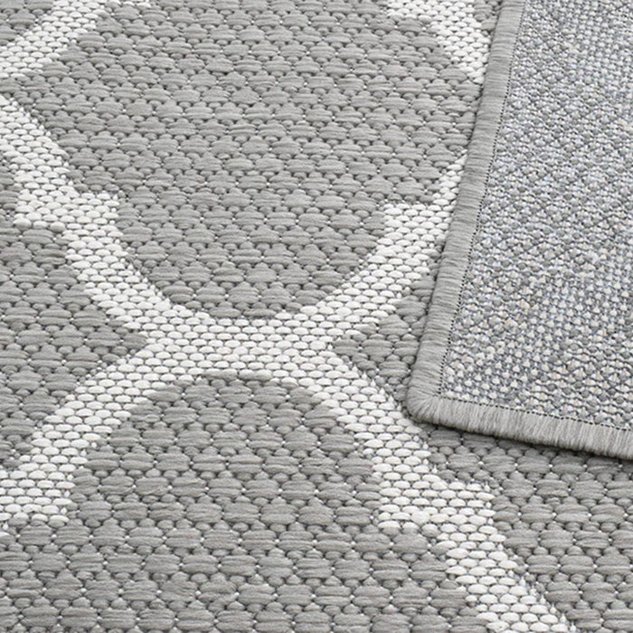 elevenpast Lattice Pewter Rug