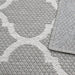 elevenpast Lattice Pewter Rug