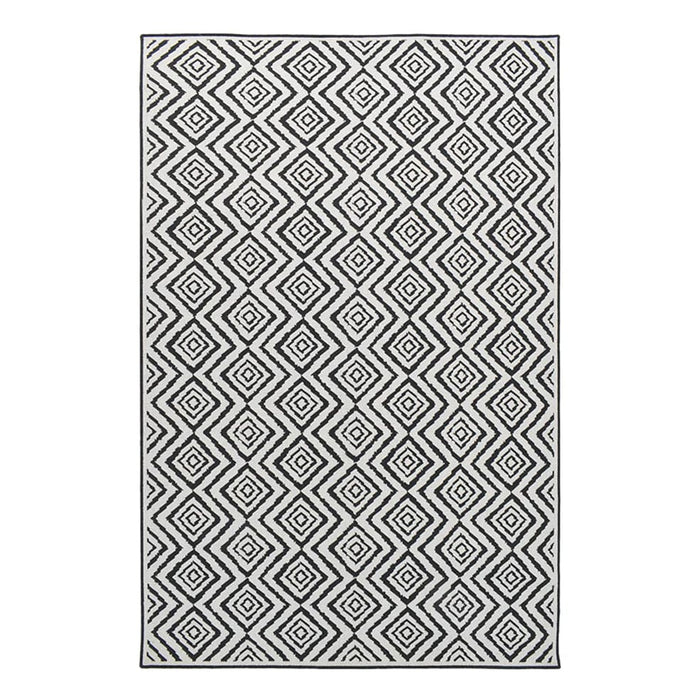 elevenpast Kelim Reversible Black and White Rug