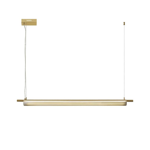 elevenpast Pendant Gold & Amber Misaki Metal and Glass Pendant Light Gold | Black 3963.3010