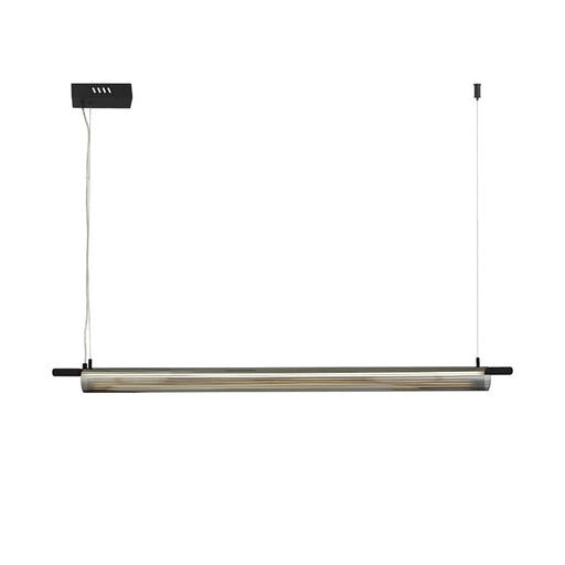 elevenpast Pendant Black & Smokey Grey Misaki Metal and Glass Pendant Light Gold | Black 3963.3030