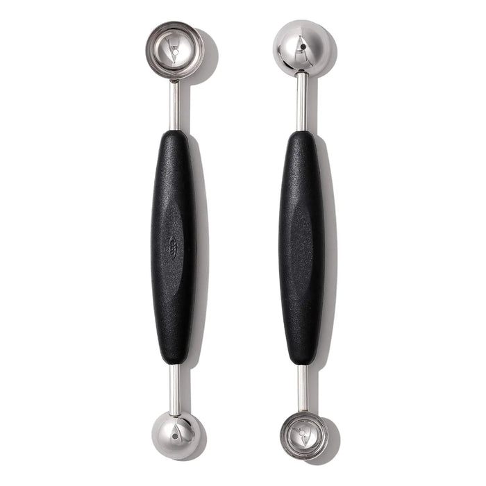 elevenpast melon baller OXO Double-Sided Stainless Steel Melon Baller 39781 719812397818