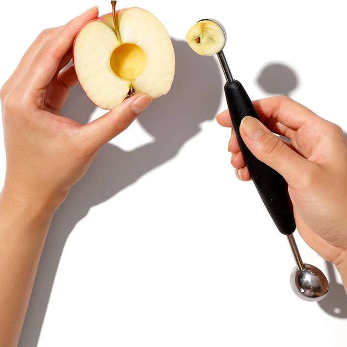 elevenpast melon baller OXO Double-Sided Stainless Steel Melon Baller 39781 719812397818